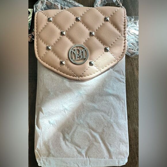 COPY - NWT -Studio Barkley Mischa Vegan Leather Phone Case Diamond Quilting Pink - Picture 5 of 8